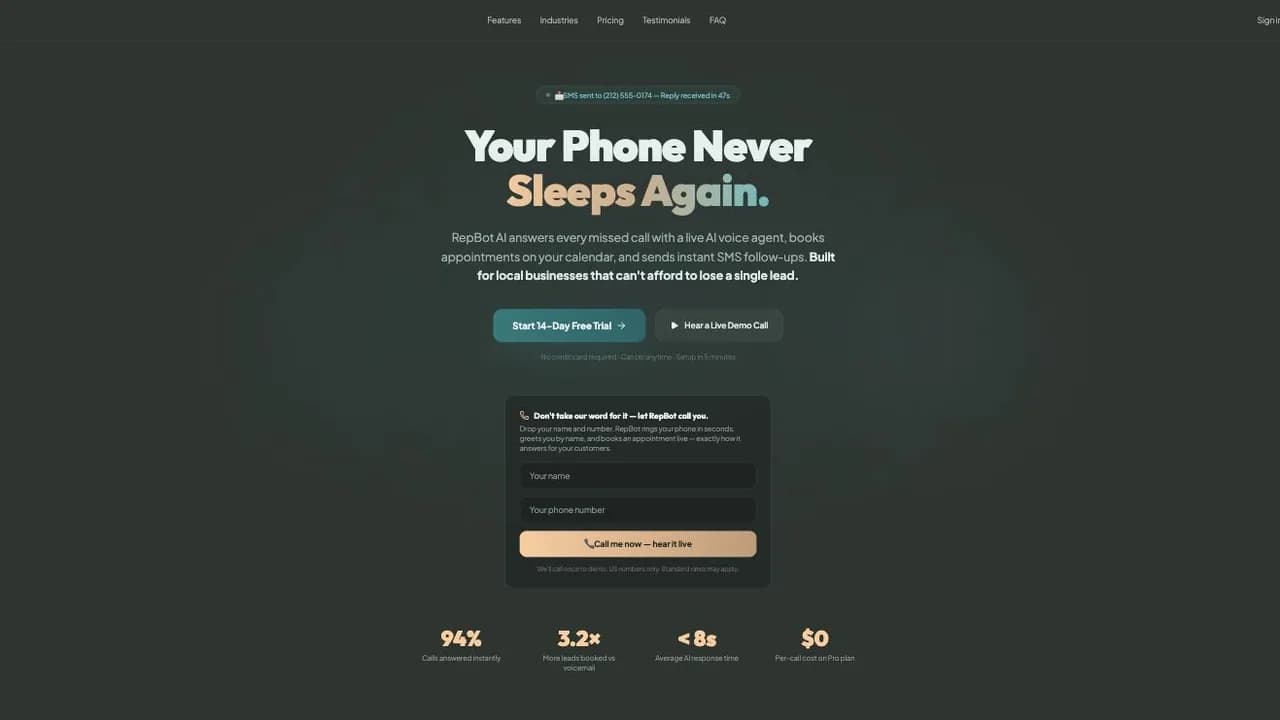 RepBot screenshot